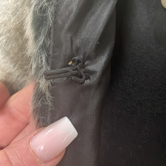 Woodland Faux Fur Vest 70% CASHMERE - worn 1X! - Picture 10 of 13